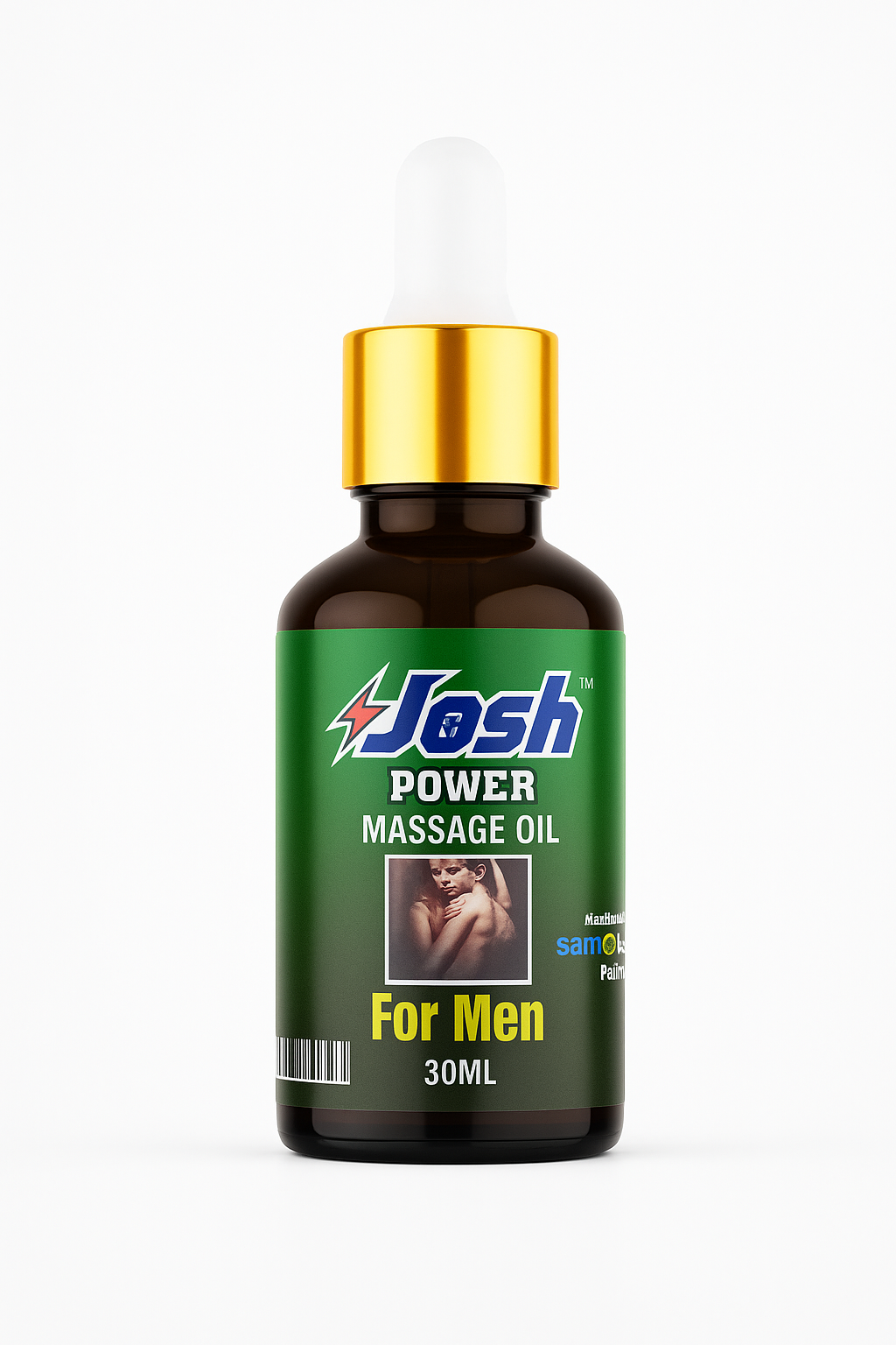 Josh Power Massage Oil - Size 4-5 Inch Badhaye, 7 Din Mein!