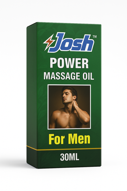 Josh Power Massage Oil - Size 4-5 Inch Badhaye, 7 Din Mein!